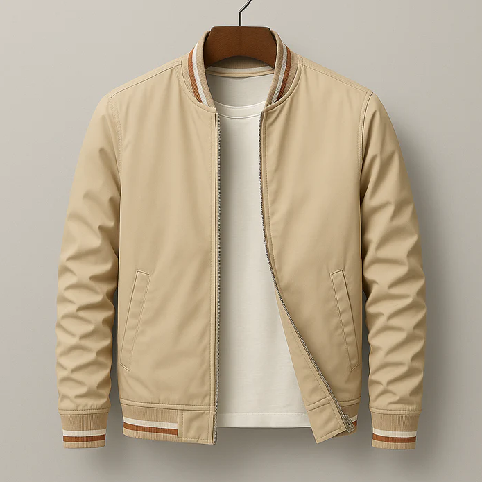 ELEGANTE BOMBER A RIGHE